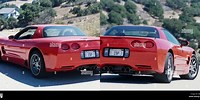 Stock C5 Corvette Rear