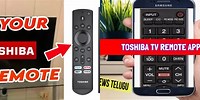 Toshiba Smart TV Remote Menu