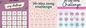 30-Day Song Challenge Blank Template