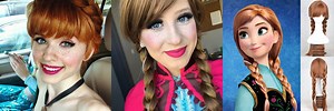 Disney Frozen Princess Anna Makeup
