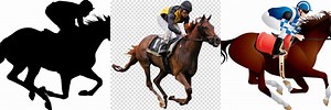 Horse Racing Clip Art Free Transparent Background