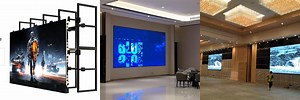 Indoor LED Screen in Wooden Frame