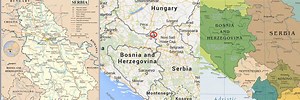 Mapa Srbija Hrvatska
