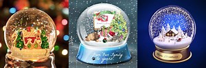 Merry Christmas Giphy Snow Globe