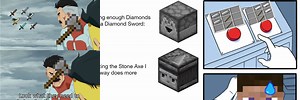 Minecraft Axe Damage Meme