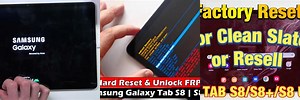 Samsung S8 Tablet Factory Reset