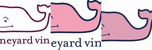 Vineyard Vines New Year's Black and White Logo