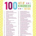 10 Acts of Kindness