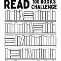100 Book Challenge Reading Log Sheet