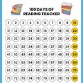 100 Days of Reading Printable