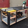 2 Piece Miter Saw Table