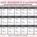 21-Day Wall Pilates Calendar