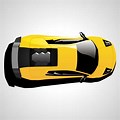 2D Lamborghini Cartoon