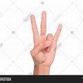 3 Finger Hand Gesture