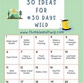 30 Days Wild Activities for Babies