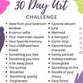 30-Day Drawing Challenge Prompts