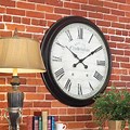 36" Metal Inch Wall Clock