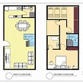 50 Square Meter House Floor Plan 2 Storey