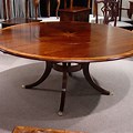 72 Inch Round Wood Table