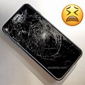 A Phone That Has a Cracked Screen