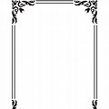 A4 Blank Frame with Design