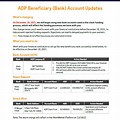 ADP Bank Account