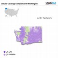 AT&T Coverage Map Washington State
