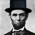 Abraham Lincoln Wearing Top Hat