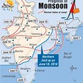 Advancing Monsoon in India