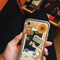 Aesthetic iPhone Phone Cases DIY with Stickers