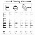 Alphabet E Pictures for Grade 1