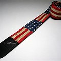 American Flag Guitar Strap