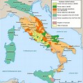 Ancient Roman Italy Map