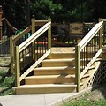 Angled Deck Stairs