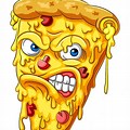 Angry Pizza Box Cartoon