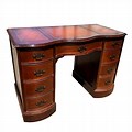 Antique Desk with Leather Top