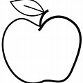 Apple Heart Clip Art Black and White