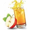 Apple Juice White Background PNG