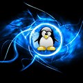 Arch Linux and Tux Wallpaper
