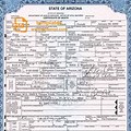 Arizona Death Certificate Printible Blank