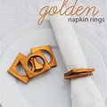 Art Deco Napkin Rings DIY