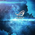 Asus Republic of Gamers Blue Wallpaper