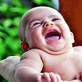 Baby Boy Funny Laughing Image