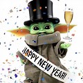 Baby Yoda Happy New Year Meme
