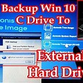 Backup Windows 10 to External Drive