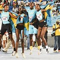 Bahamian Athletes in Jamaica Carifta