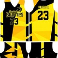 Basketball Jersey Design Yellow NBA