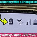 Battery with Triangle Symbol Android