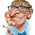 Bill Gates Cartoon Monster Art