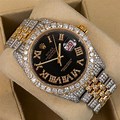 Black Diamond Rolex Watch